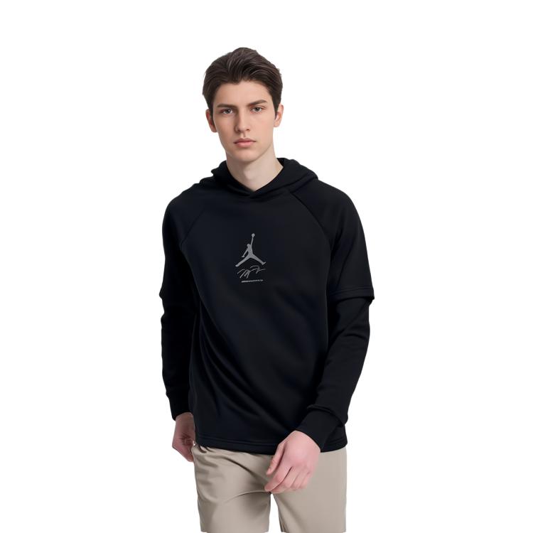 Jordan Sweatshirts Men's Black Hooded Moderate Regular DV9782-010