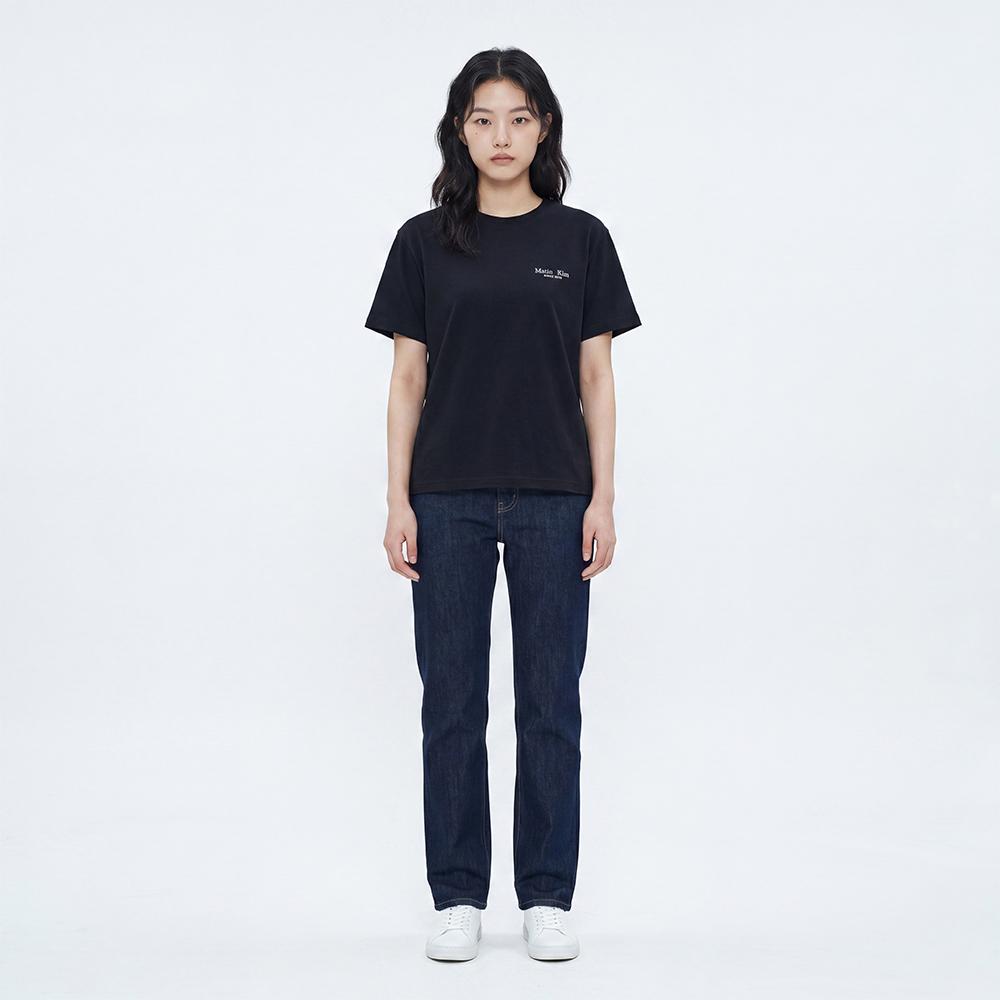 [Matinkim] Small Logo 3-Pack T-Shirt Set in Black
