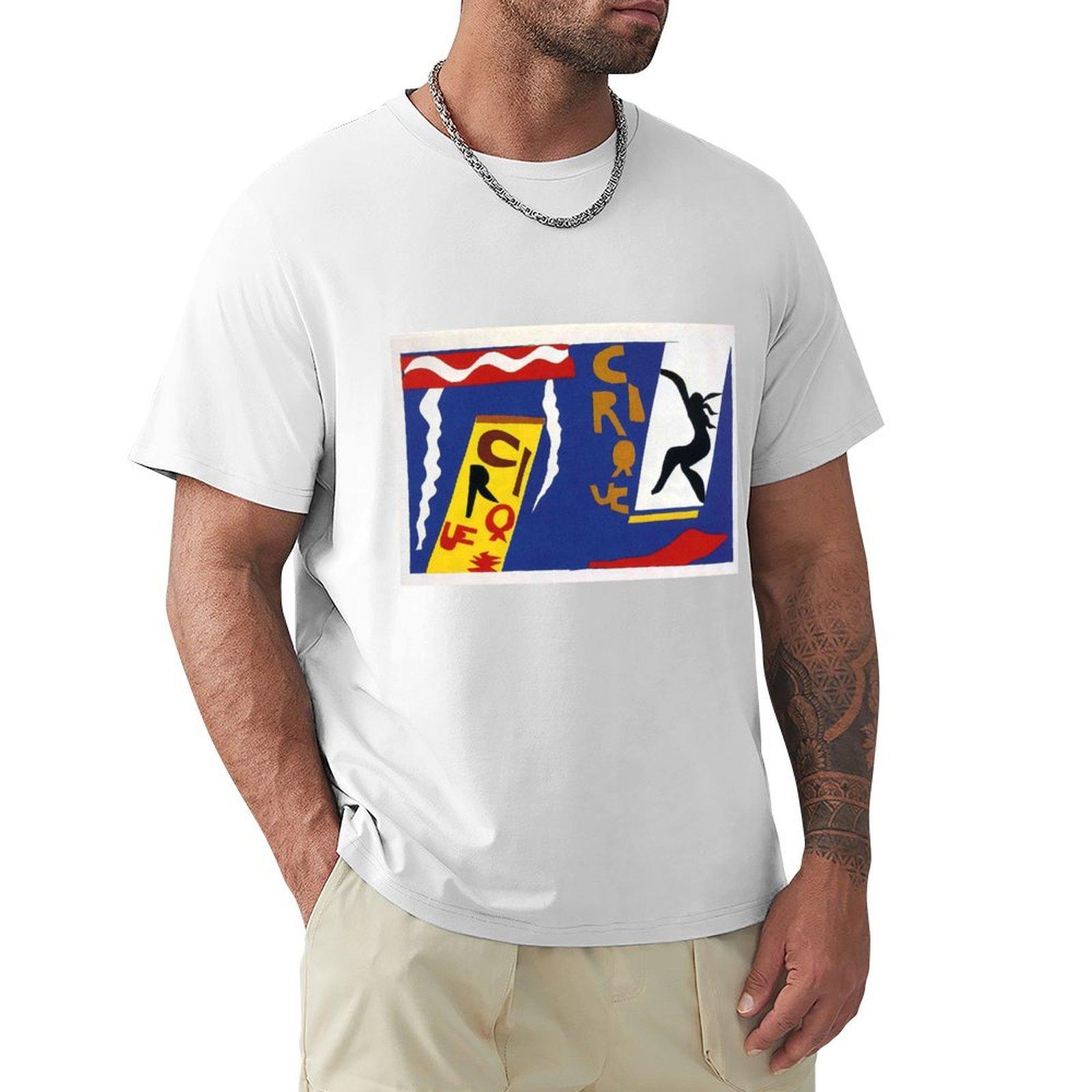 Henri Matisse The Circus TShirt plus sizes korean fashion t shirt men S