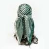 Fashion Ladies Silk Scarf Large Square Scarf 90cm Back Print Turban New Silk Satin Shawl Ladies Scarf