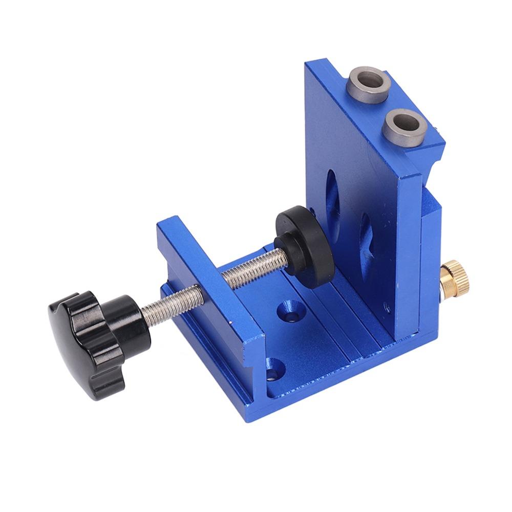 15 Degree Angle Pocket Hole Jig Kit Aluminum Alloy Wood Joint Angle Tool Woodworking Joinery