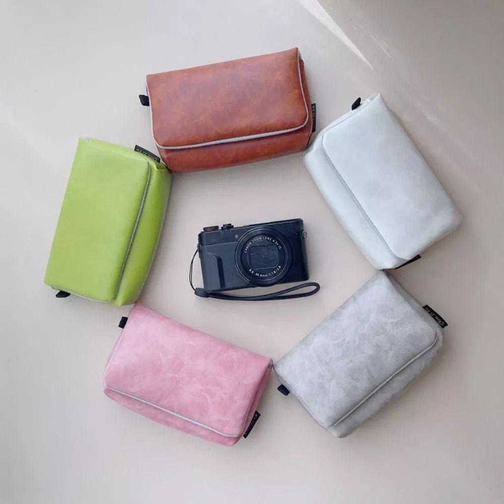 New PU Camera Bag Shockproof Waterproof Digital Camera Case Multi-functional Convenient Photography Bag for Sony Zv1f