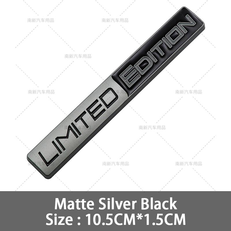 Metal Limited Car Front Grill Emblem Stickers Rear Trunk Badge Decal For Jeep Wrangler Grand Cherokee Dodge SRT Challenger
