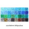 1box/bag 9x6mm Bucket Beads Set Box DIY Bracelet Necklace Earrings Jewelry Accessories