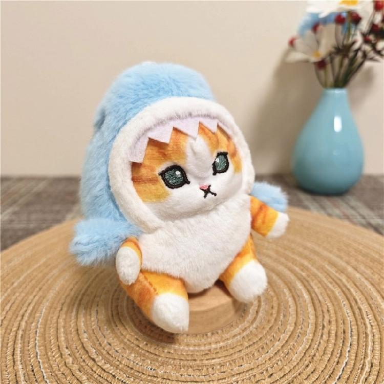 Cartoon Plush Cat Keychain Cute Pendant Keyring Hanging Ornament Keys Holder