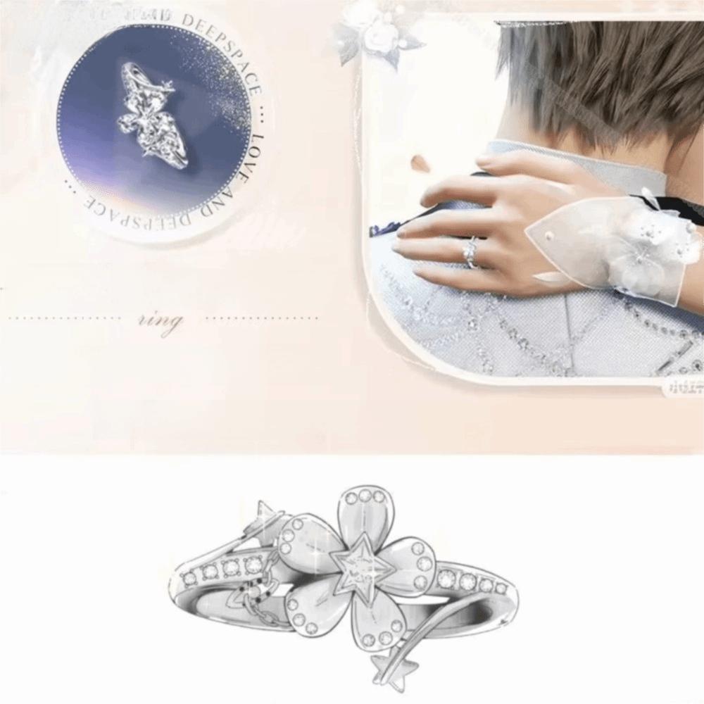 Zayne Wedding Ring Copper Adjustable Rings Gift Love And Deepspace Ring Cosplay