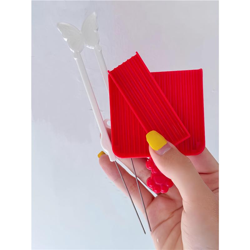 Professional Pastry Tool Set: Bead Tweezers, Puzzle Spatula, Needle Pen, and Bead Roller