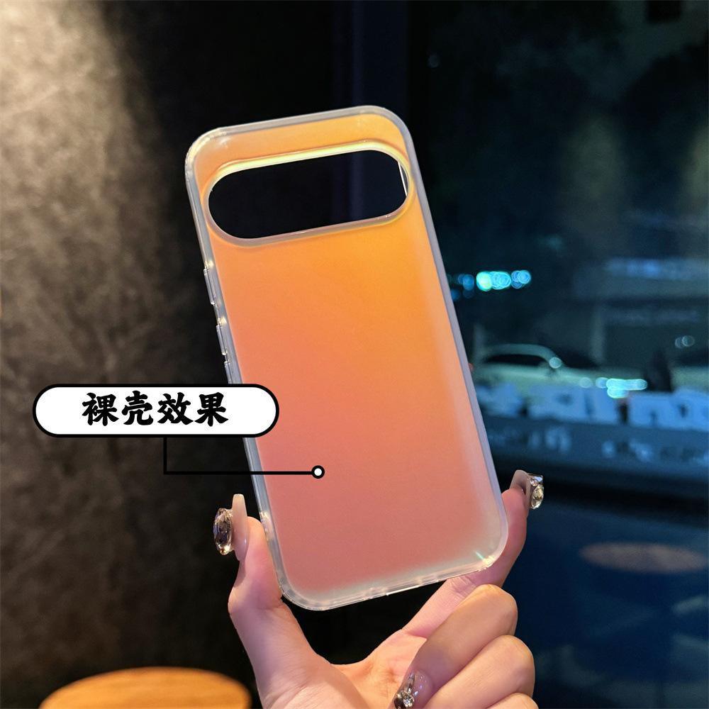 Applicable To Google Google Mobile Phone Case 9Pro/10proXL Terminator Pixel9A Glitter Magnetic Transparent Case