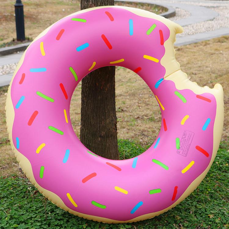 Sommer Wasser Aufblasbare Donut Schwimmen Ring Outdoor PVC Kinder Erwachsene Schwimmen Rettungsring Pool Spielzeug