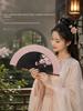 Traditional Folding Fan, New Chinese Style Portable Fan, Compact Folding Fan for Performance, Suitable for Women Wearing Qipao and Hanfu, Dance Fan