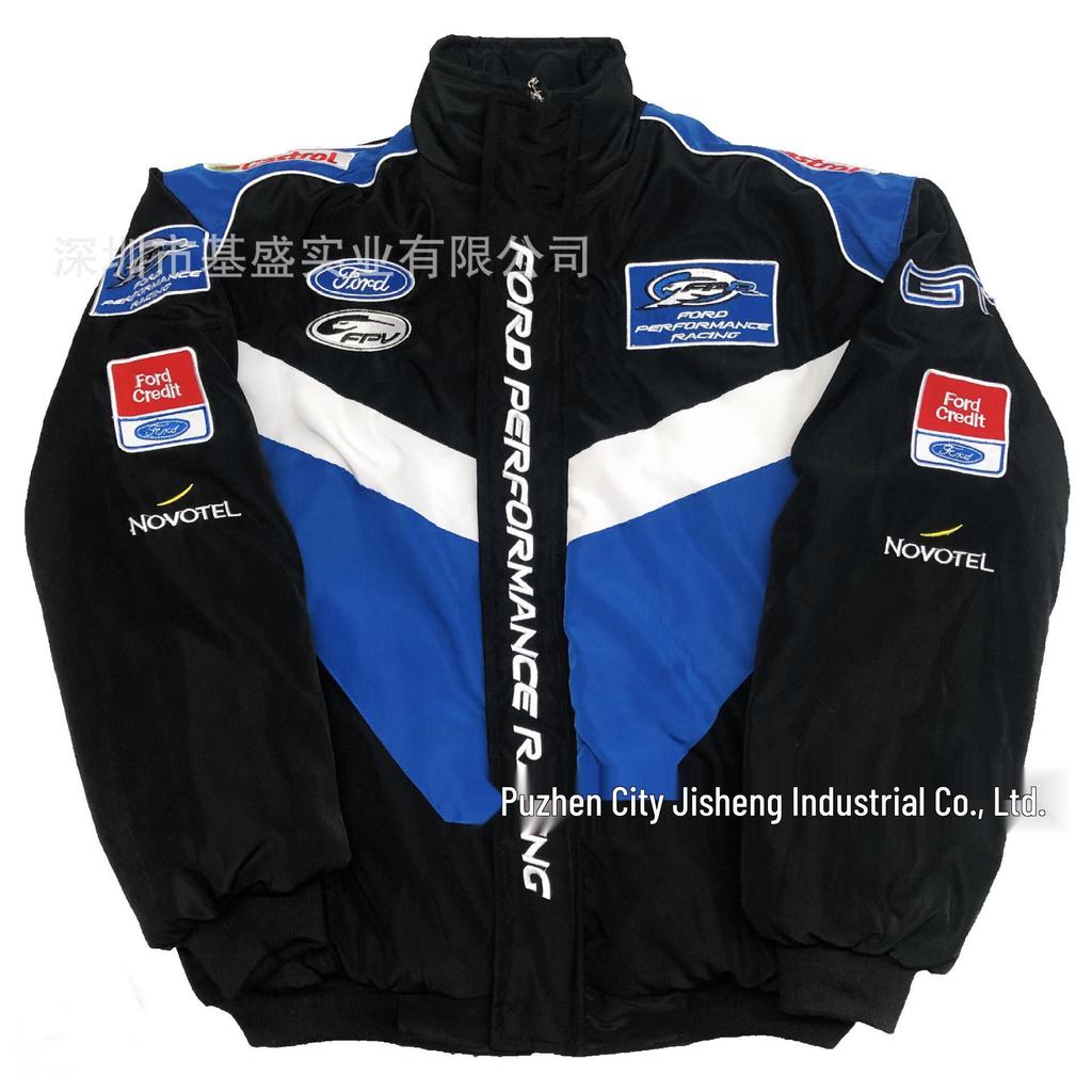 Export Gränsöverskridande Bästsäljare F1 Racing Motorcykeldräkt: Full brodyr, Ridkostym, Vinterkläder, Bomullsvadderad jacka.