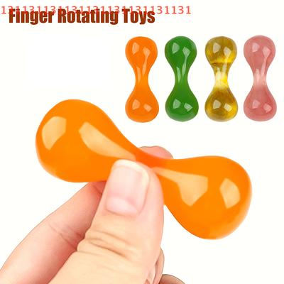 Resin Knucklebone Rotate Decompression Toys Finger Exercise Tool Finger Relaxation Massage Anti Stress Hand Acupoint Massager