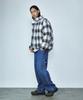 COVERNAT Wide Carpenter Double Knee Denim Pants Blue