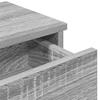 Vidaxl Półka Ścienna Z Szufladami, Szary Dąb Sonoma, 100X37,5X19 Cm