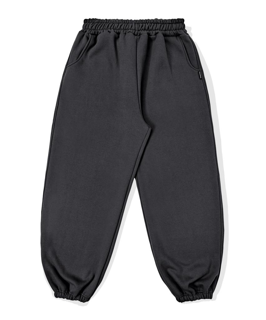 GRANDIOSITY Semi-Balloon Jogger Fit Training Elastic Pants (Charcoal)