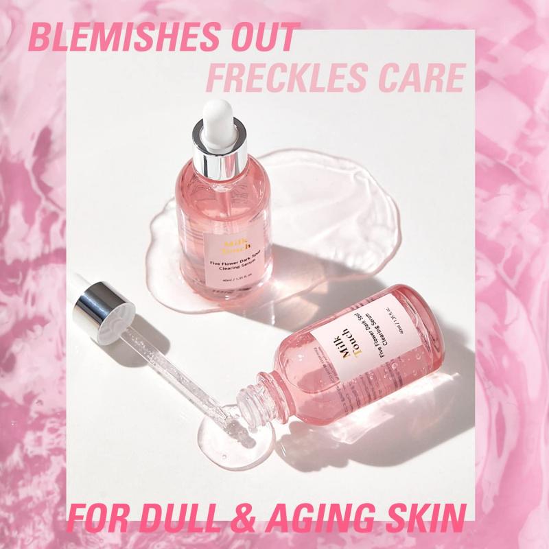 MILK TOUCH Serum Rozjaśniające Przebarwienia Five Flower Jumbo 60ml