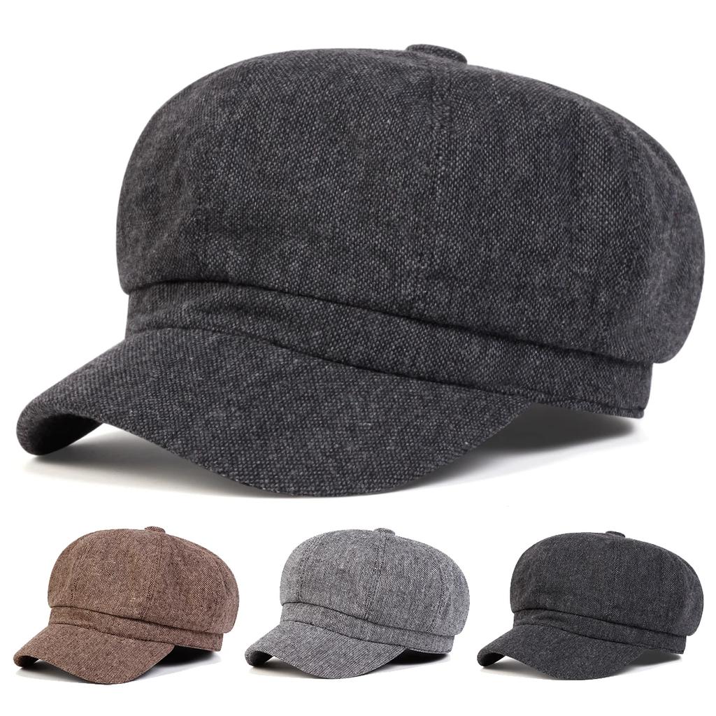 Beret School Old Vintage Autumn Spring Hat Newsboy Brand Latest Fresh Personality Color Plain Solid Neutral Gender Women Men For Hats Wild Casual