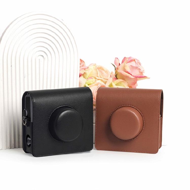 Soft PU Leather Camera Case for Wide Instants Camera Silicone Protectors Bag with Removable Straps