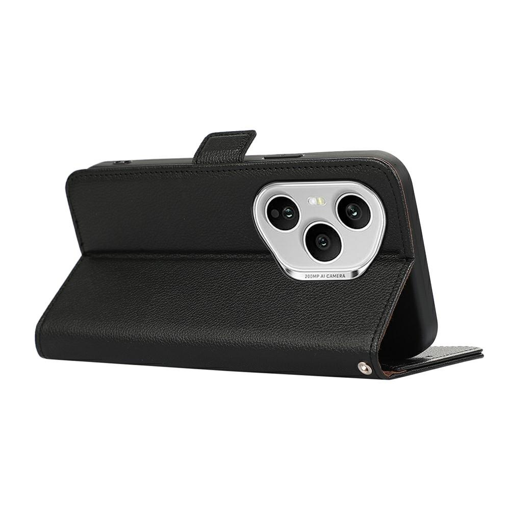 ABEEL für Honor 400 Pro 5G (Global) Hülle Leder mit Litschi-Textur RFID-Blockierung Handyhülle