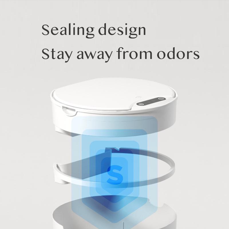 14L Smart Sensor Mülleimer Große Kapazität Induktion Mülleimer Elektrischer berührungsloser Papierkorb Für Küche Bad mit Deckel