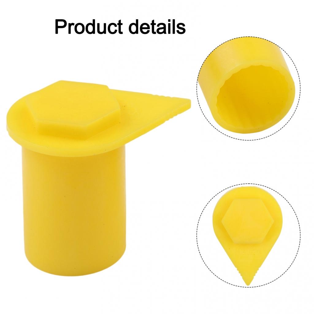 Maintain Wheel Nut-Tightness With Yellow Safety-Wheel-Nut Indicators 25 X 21mm