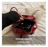 2026 Glossy Underarm Baguette Bag - High-End Women's Commuting Shoulder Bag, Korean Niche Boston Bowling Style