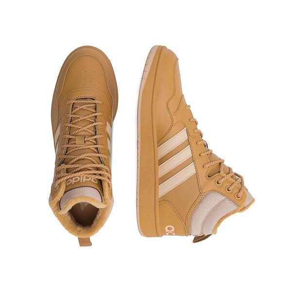Мужские кроссовки adidas Hoops 3.0 mid winter if2636 бежевые