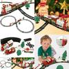 Vibrant Electric Led Musical Train And Track Set For Kids Christmas Gift Home Decor