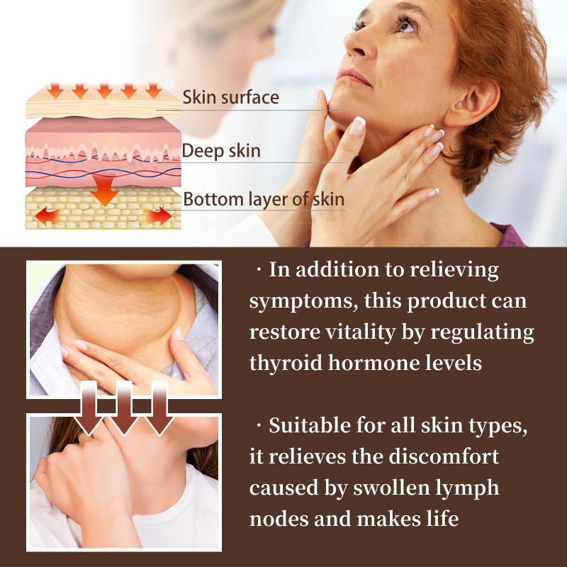 Body Swelling Relief Cream for Neck and Armpit Natural Lymphatic Soothing Cream Gentle Massage for Home Body Care