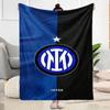 Inter Milan Blanket Durable Comfort Great For Picnics Sofa Chair Four Seasons Multipurpose Stylish Decor Perfect Gift For Relatives And Friends