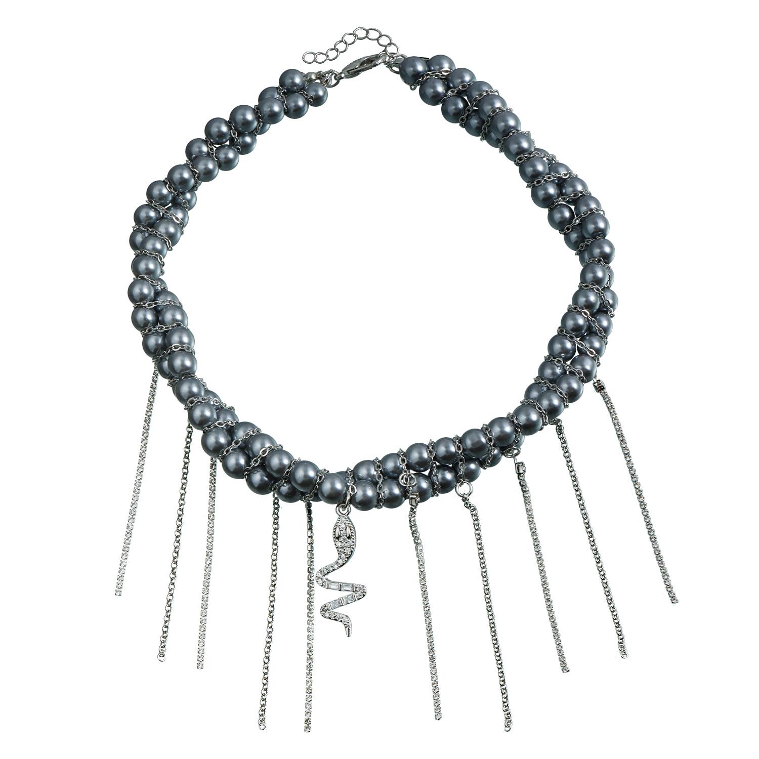 

Аксессуары В стиле Инс Серпантиновая подвеска Бусы Ожерелье Кисточка Ювелирные аксессуары для женщин