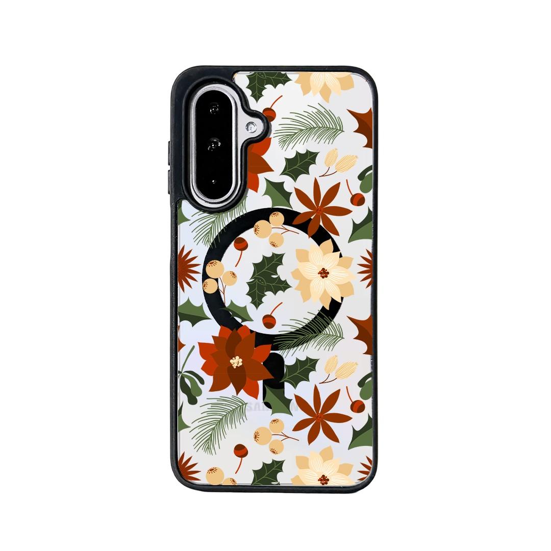 

For Samsung Galaxy S25+ Christmas Series Magnetic Case EYCASE Pattern Print TPU + Acrylic Cover