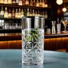 315ml/340ml European Style Carved Wine Glass Whiskey Glass Party Creative Cocktail Glass Household Heat-resistant Water Bottle