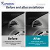 For Mercedes Benz A CLA GLA Class W177 C118 H247 2020-2025 Real Soft Carbon Fiber Air Outlet Sides of Dashboard Trim Sticker