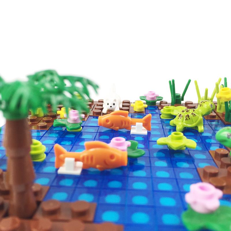 MOC Farm Animal DIY Building Blocks Set