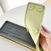 Non Slip Pot Cover Rack Beside Cooking Bench Heat-Resistant Waterproof Pot Lid Storage Countertop Mat Suction Cup