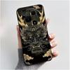 Casing For TCL 60 NxtPaper 4G / TCL 60 SE NxtPaper Case Luxury Dragon Cute Cool Boys Girls Black Matte Soft Silicone Back Cover