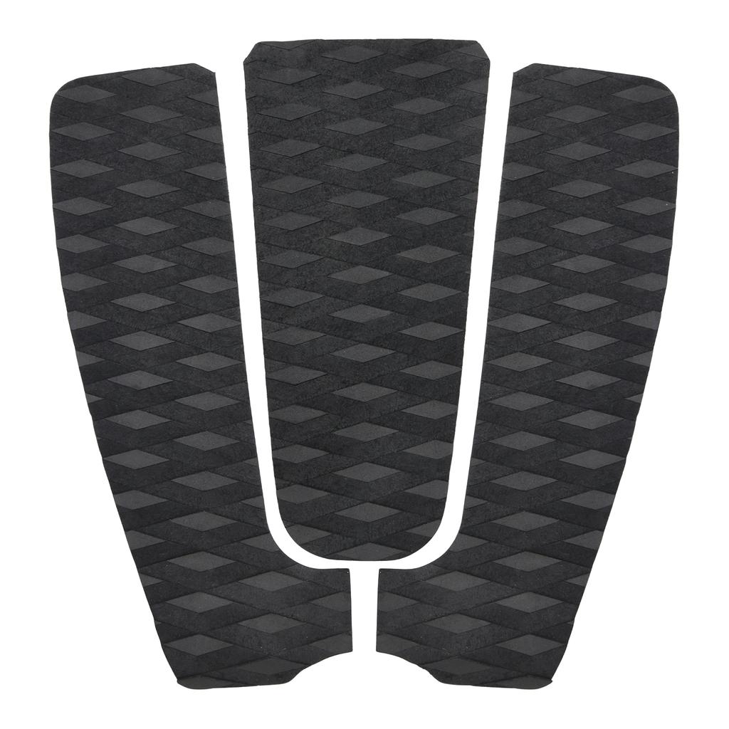3-teiliges/Set Schwarzes Surfbrett Traktionspad Deck Grip Surf SUP Board EVA Schaum Diamant Anti-Rutsch Starke Fuß Heckpads Sup Zubehör