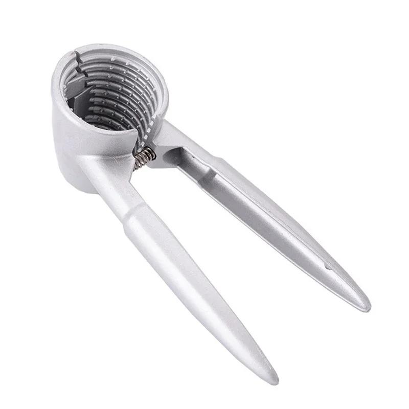 

Silver Metal Walnut Clip Multifunctional and Easy-to-use Kitchen Nutcracker Clamp Pliers Biscuit Pecan Hazelnut Crack Tool