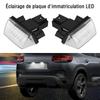 2 Pcs 12V 18LED Car License Plate Light 12V 6500K Lamp For Peugeot 206 207 307 308 406 407 For Citroen C3 C4 C5 C6