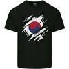 Torn South Korea Flag Korean Day Football Unisexs Light Cotton TShirt