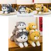 Plüschtier Husky aus kurzem Plüschmaterial, perfekt für Kinder und als Geschenk