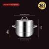 304 Stainless Steel Double Layer Steamer Pot