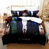 Jeff and Jane Creepypasta Bedding Set Single Twin Full Queen King Size Bed Set Adult Kid Bedroom Duvet Cover Sets 3D Print Anime