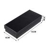 Black Rectangular Jewelry Packaging Box Bracelet Necklace Cardboard Gift Box Organizer Cases Watches Jewelry Storage Box