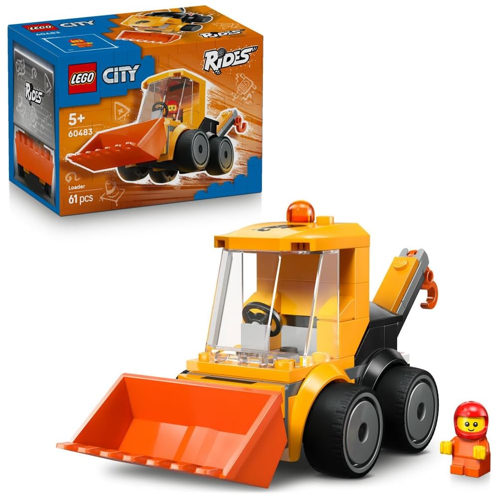 

LEGO City Ride Wheel Loader Toy Building Blocks for Kids 5-8 Years Old Vehicle Model