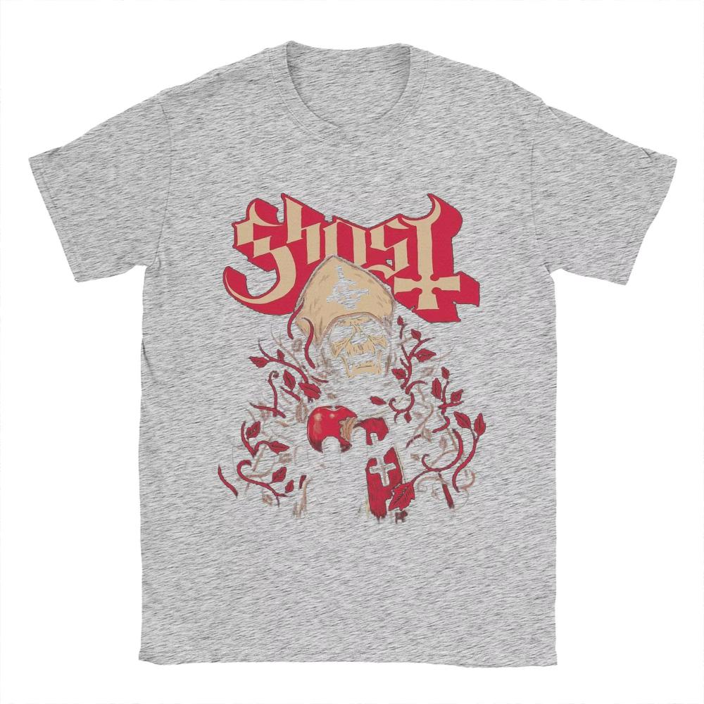 New Hot Sale Summer Ghost T Shirt for Men Women Band Logo Cotton Tee Shirt Short Sleeve Unisex Oversied Tops