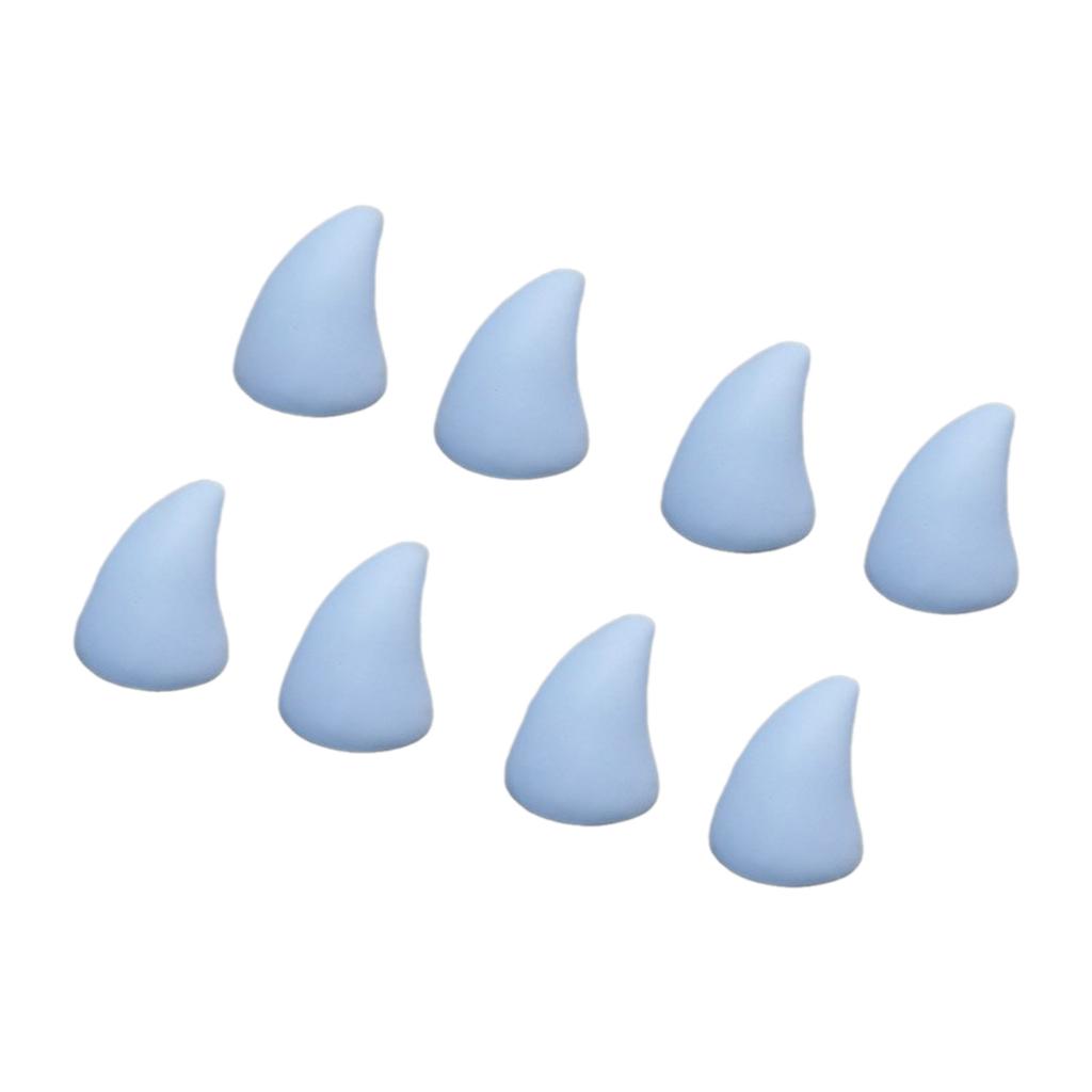 Set of 8 Artificial Animal Nail DIY Resin Beast Nails for Anime Fans Party Performances Jewelry Fursuit Accessories