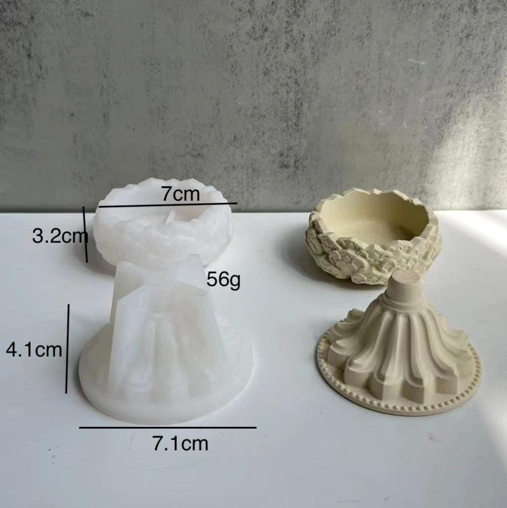 

Подставка для лотоса из цемента своими руками, силиконовые формы, гипсовые украшения ручной работы, поднос в форме цветка, форма для керамики, домашний декор