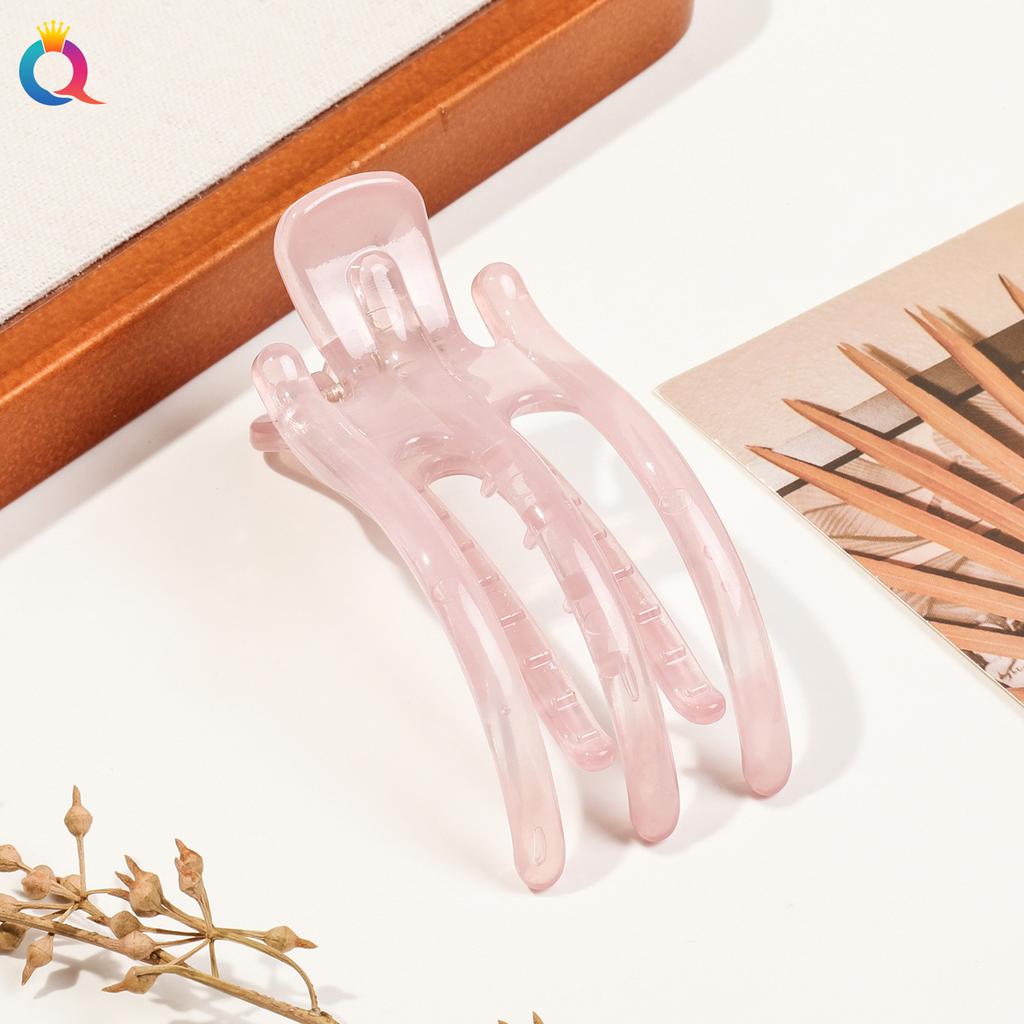 Acryl Haarspange Koreanisch Schlicht Damen Haar Krabbenklemme Pferdeschwanzhalter Dreizinkige Haarnadel Mode Rutschfeste Haarspange Kopfschmuck
